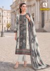 Aveline By Alok Viscose Muslin Printed Dress Material 